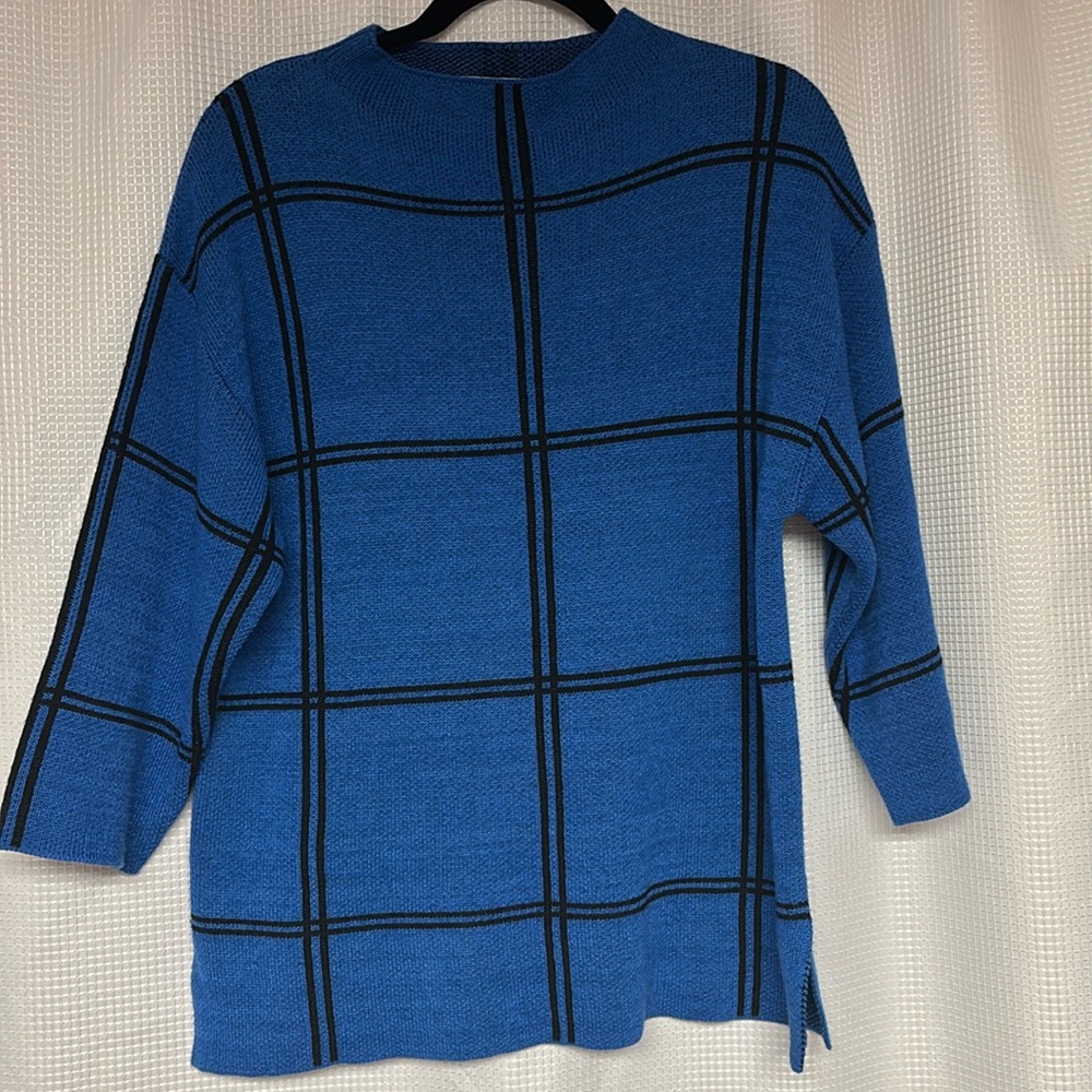 Multiples Mock Turtleneck Sweater - image 1